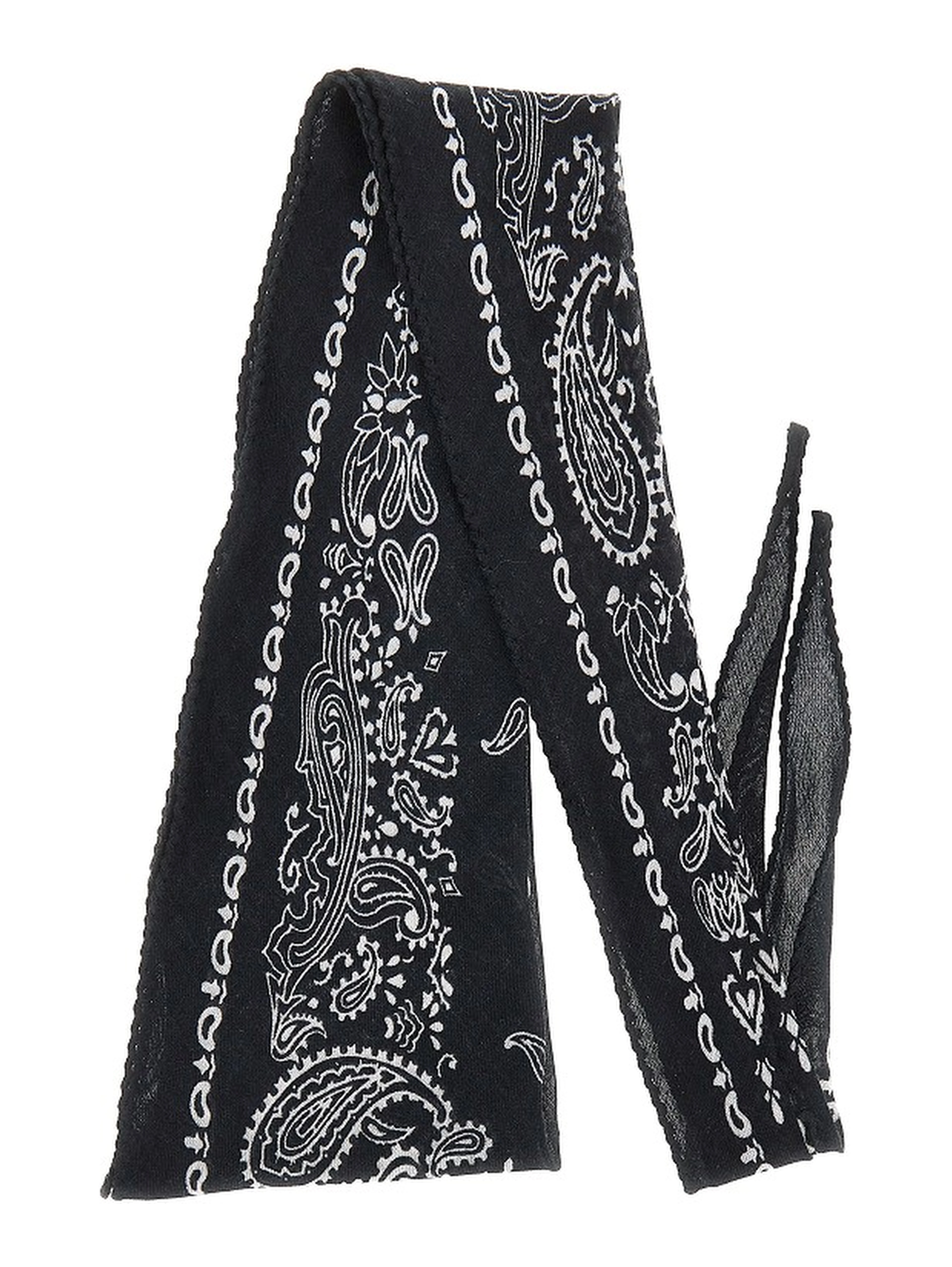 Cashmere-blend scarf with Bandana motif