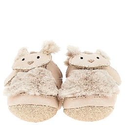 'Kitten' leather baby shoes