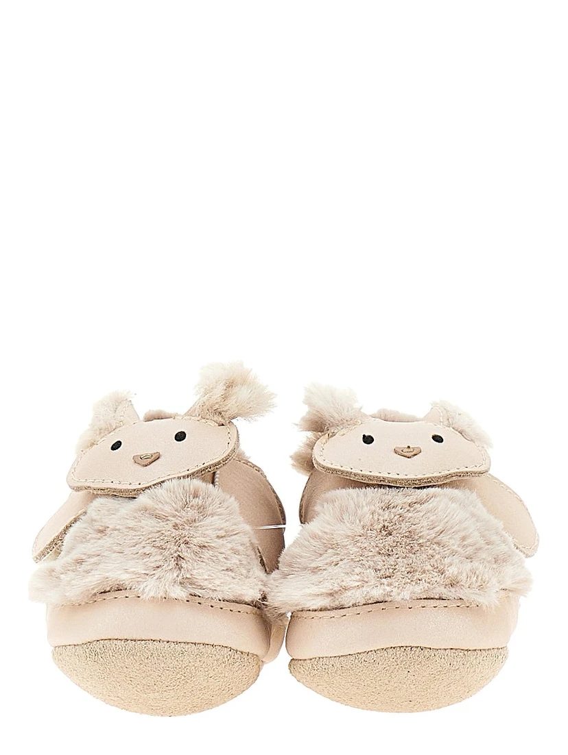 'Kitten' leather baby shoes
