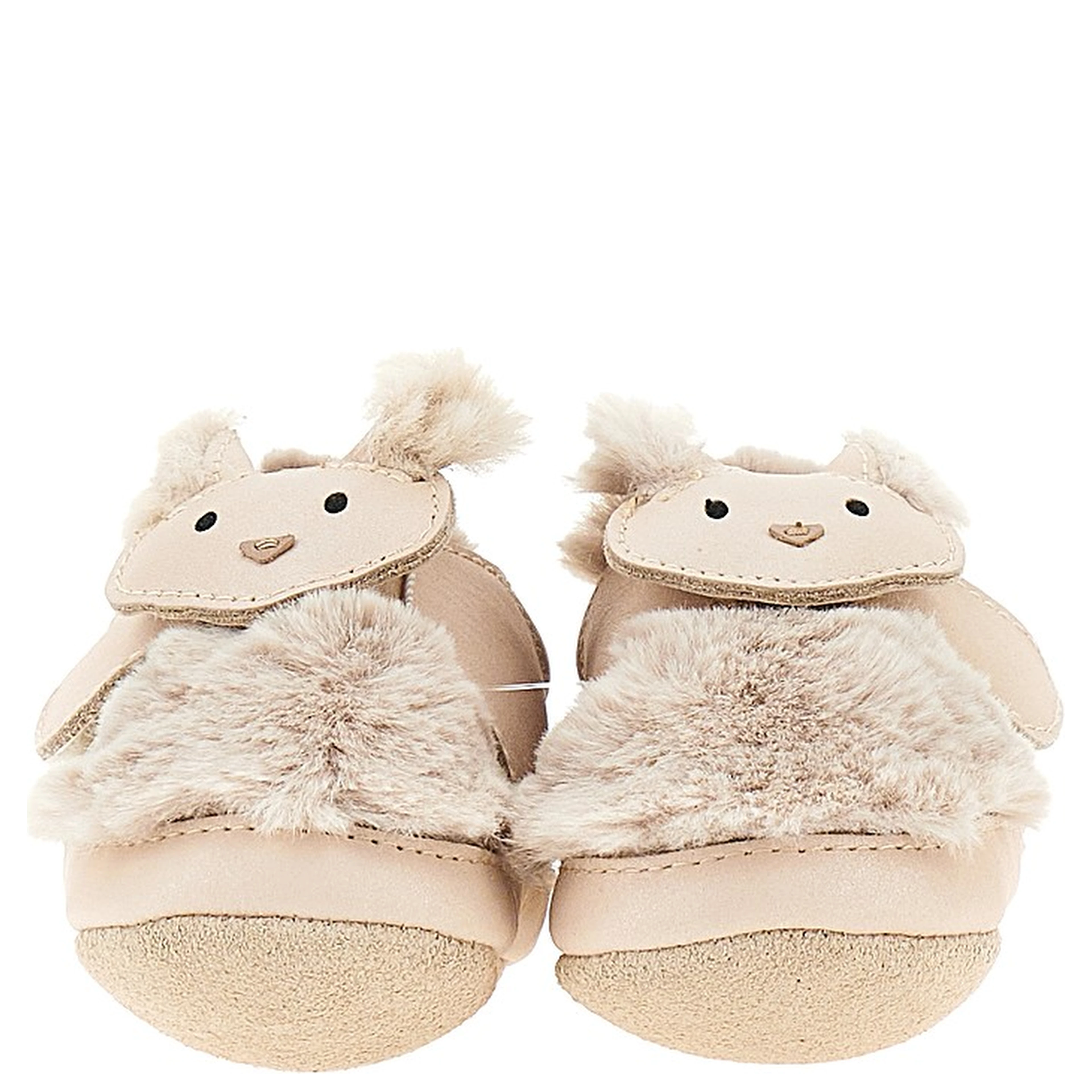 'Kitten' leather baby shoes