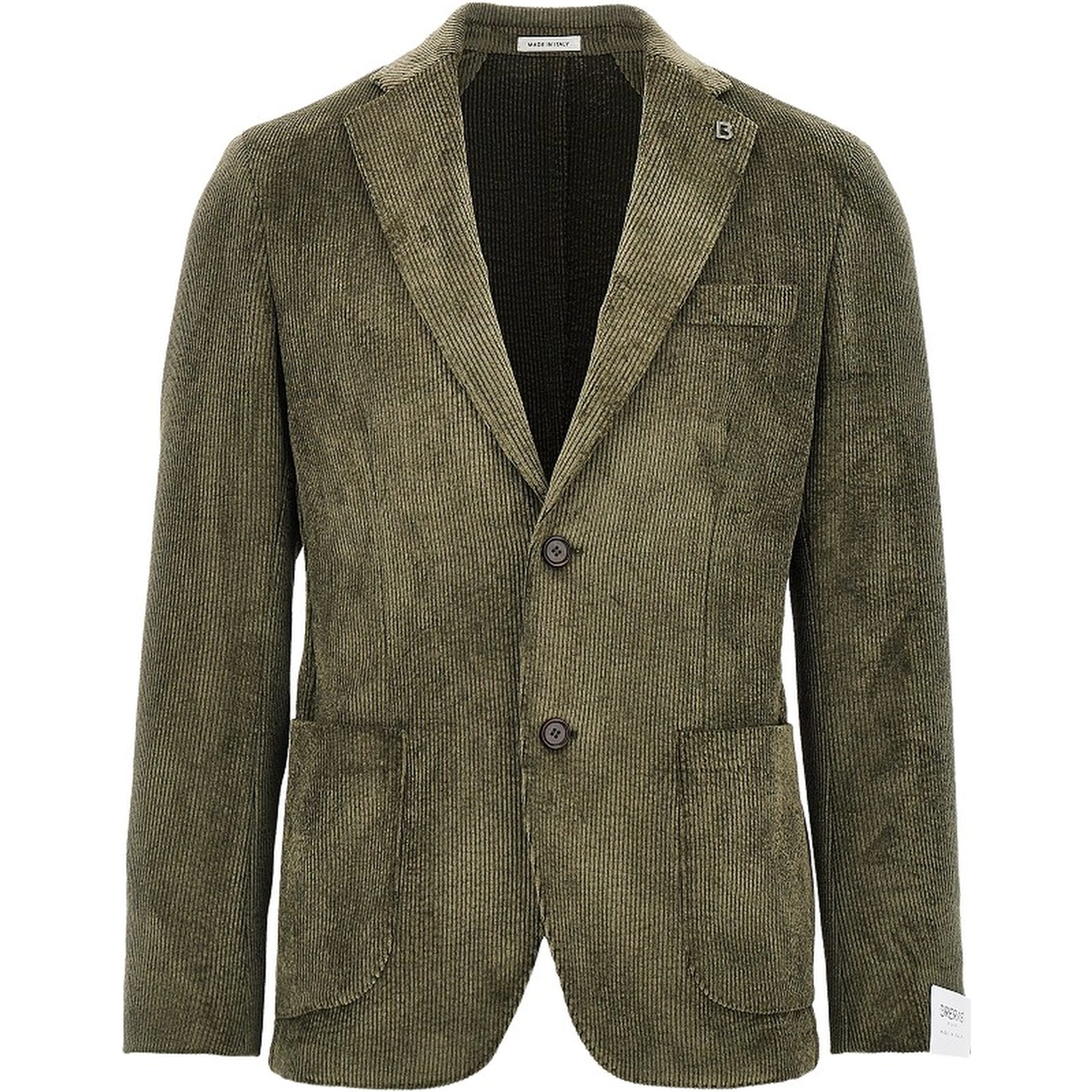 'Venezia' corduroy single-breasted jacket