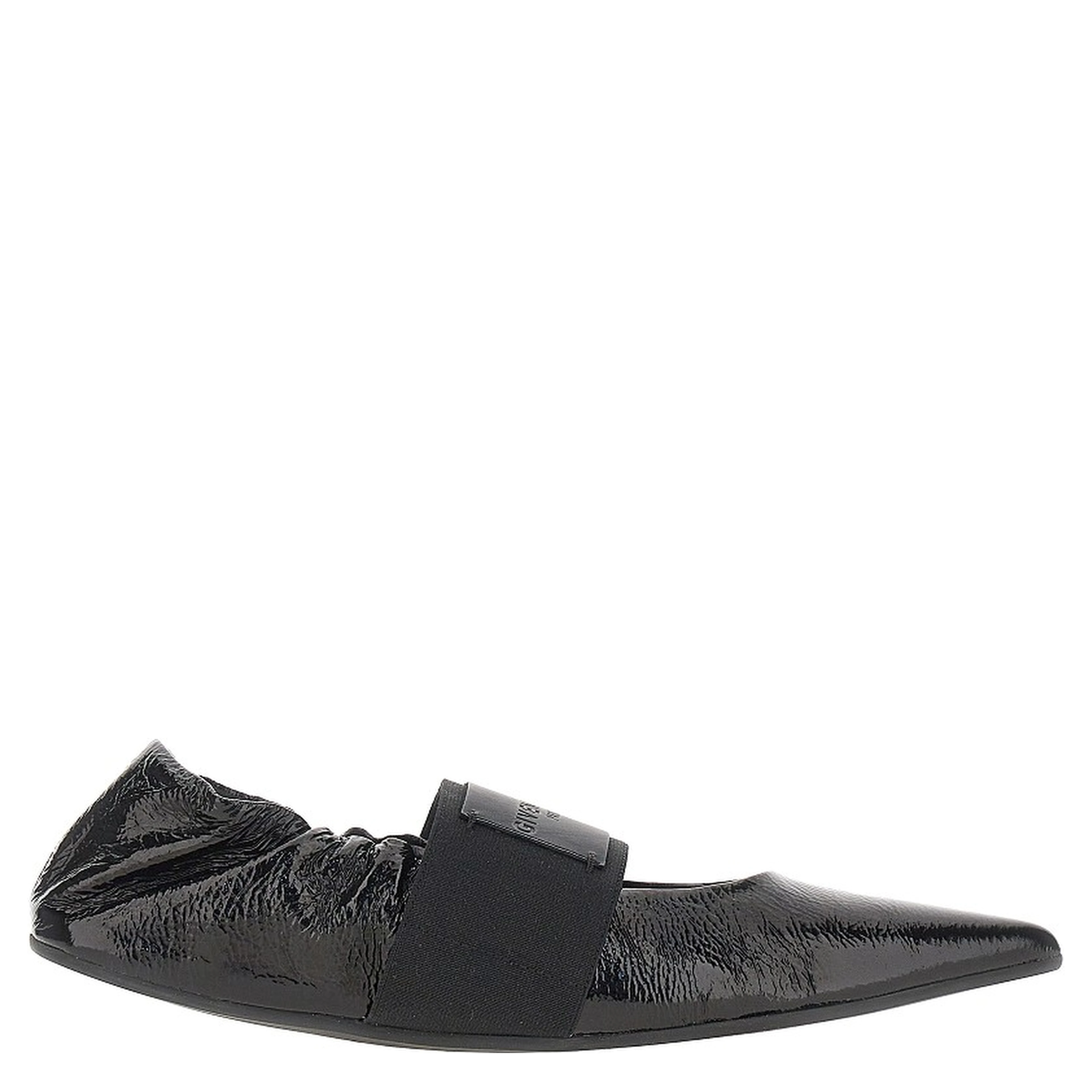 Naplack leather 'Crush' ballet flats