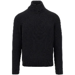 Merino wool knitted turtleneck