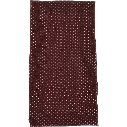 'Poppy Double' wool scarf