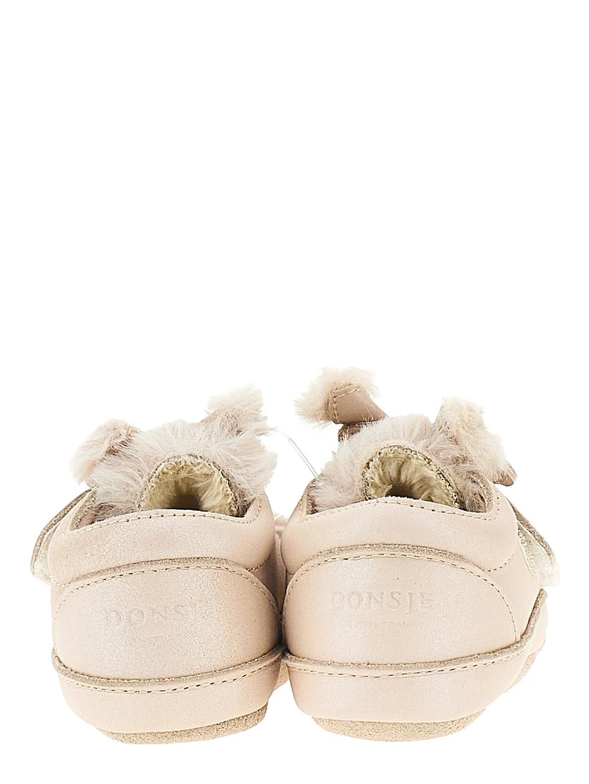 'Kitten' leather baby shoes