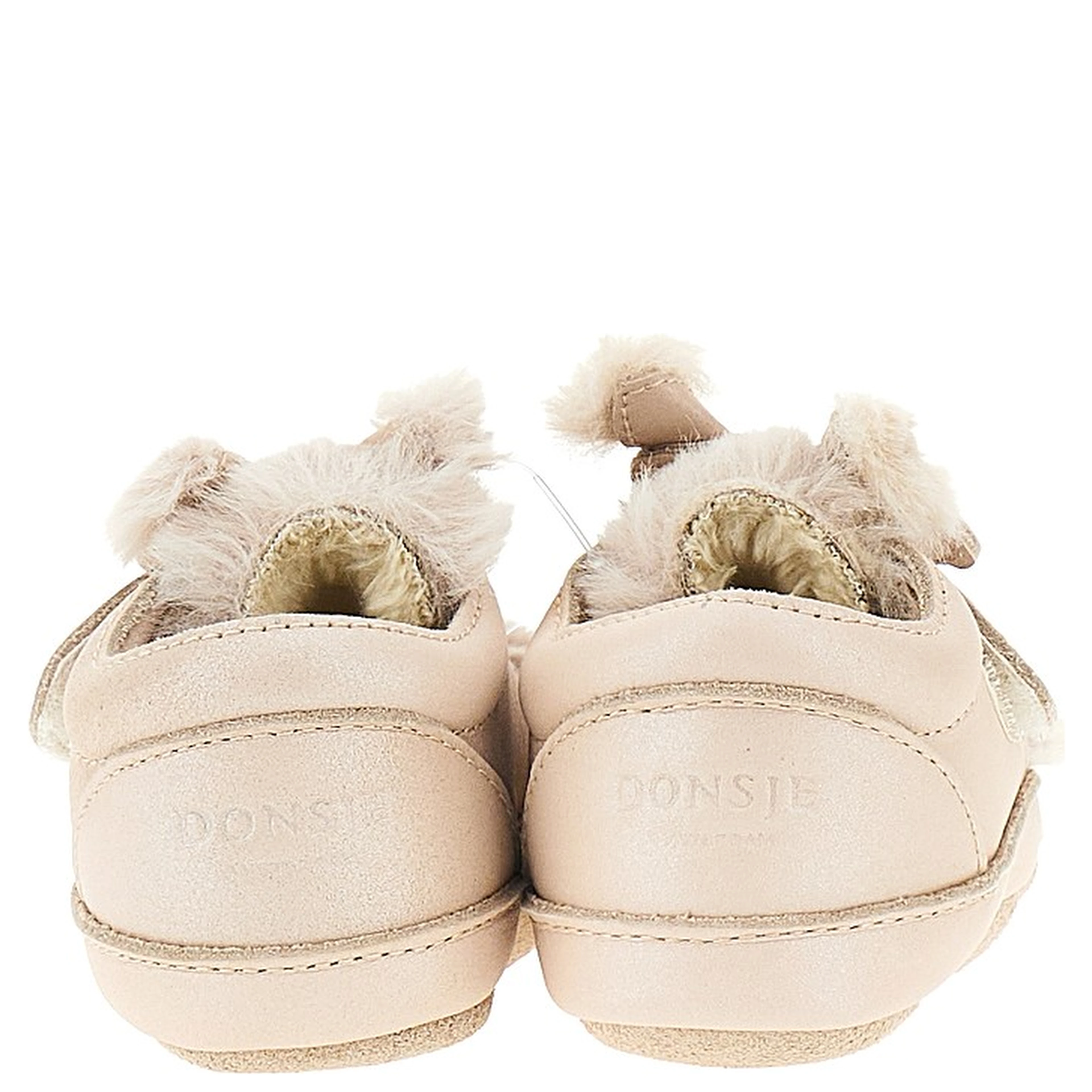 'Kitten' leather baby shoes