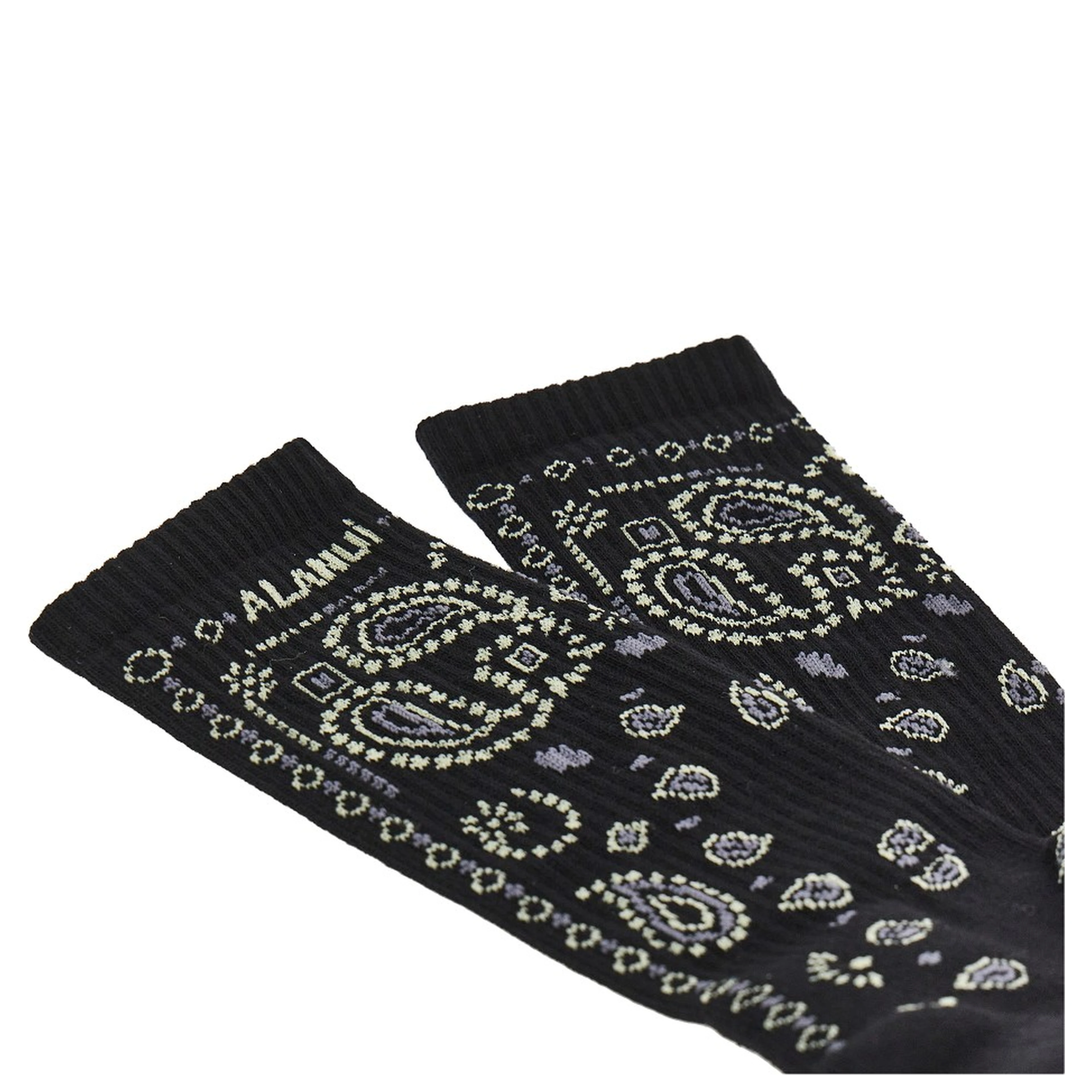Cotton-blend socks with Bandana motif