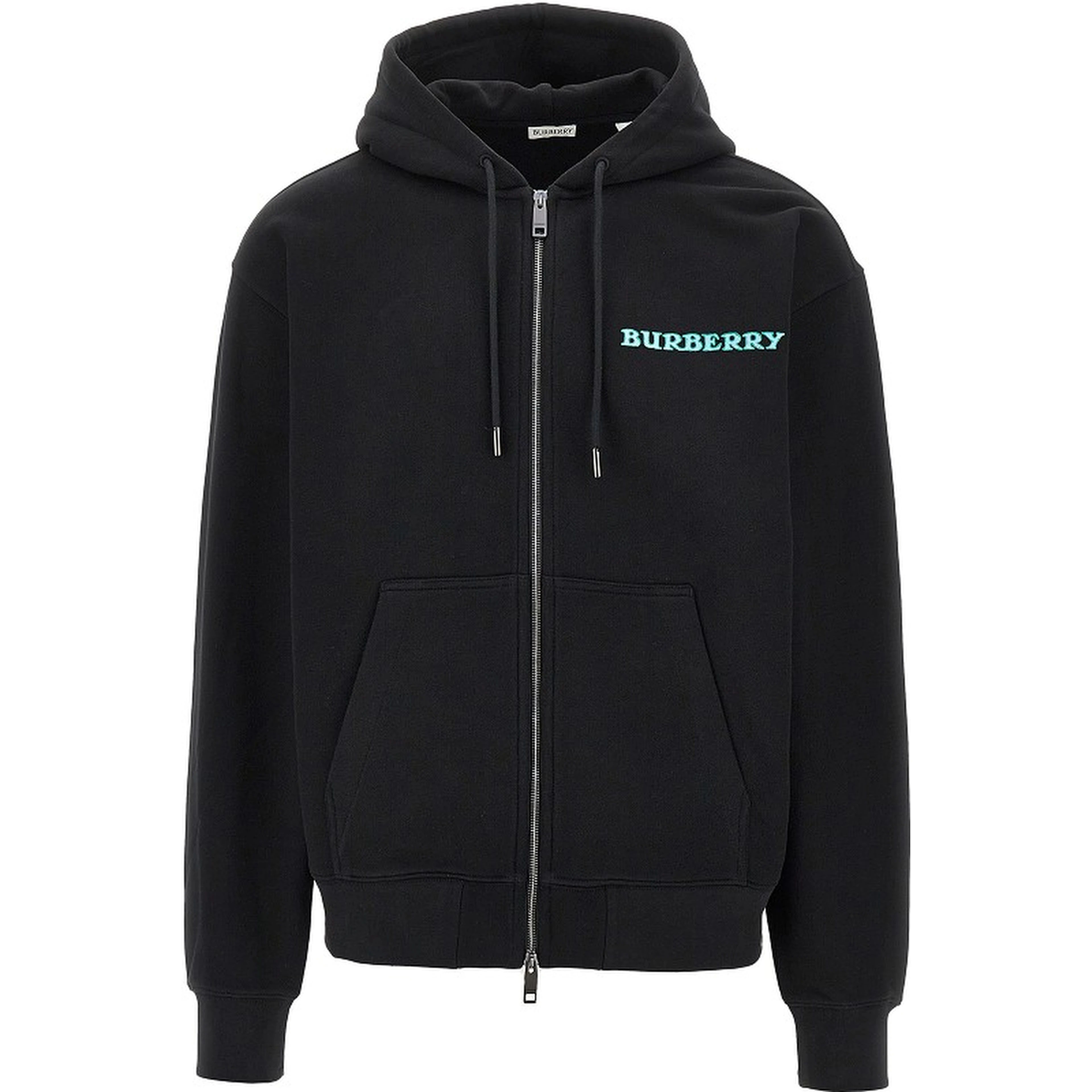 Heritage logo print full-zip hoodie