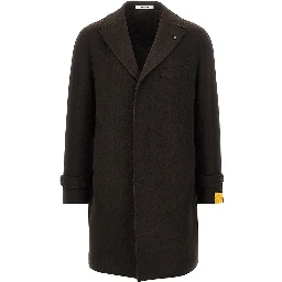 Cashmere and wool tailored coat