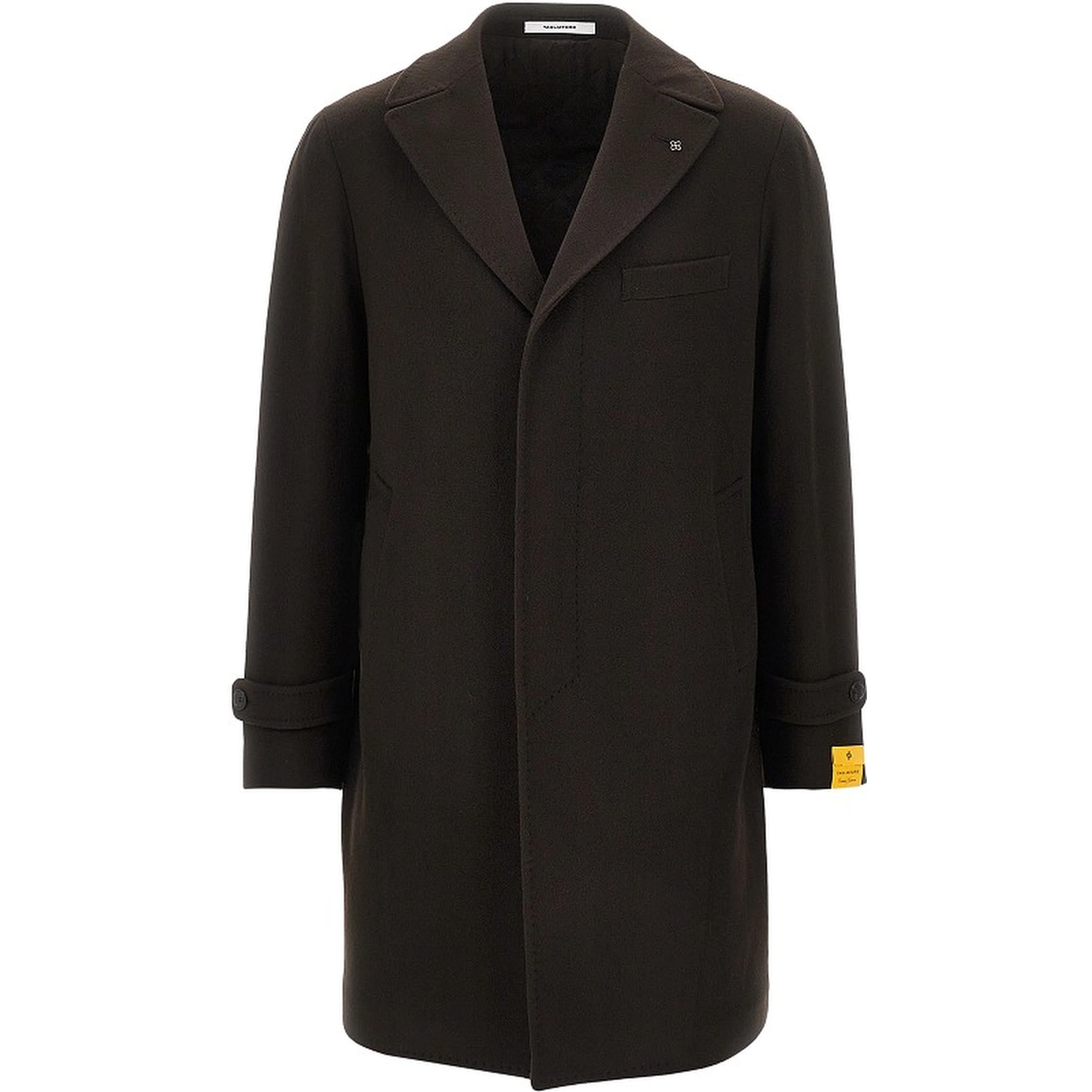 Cashmere and wool tailored coat