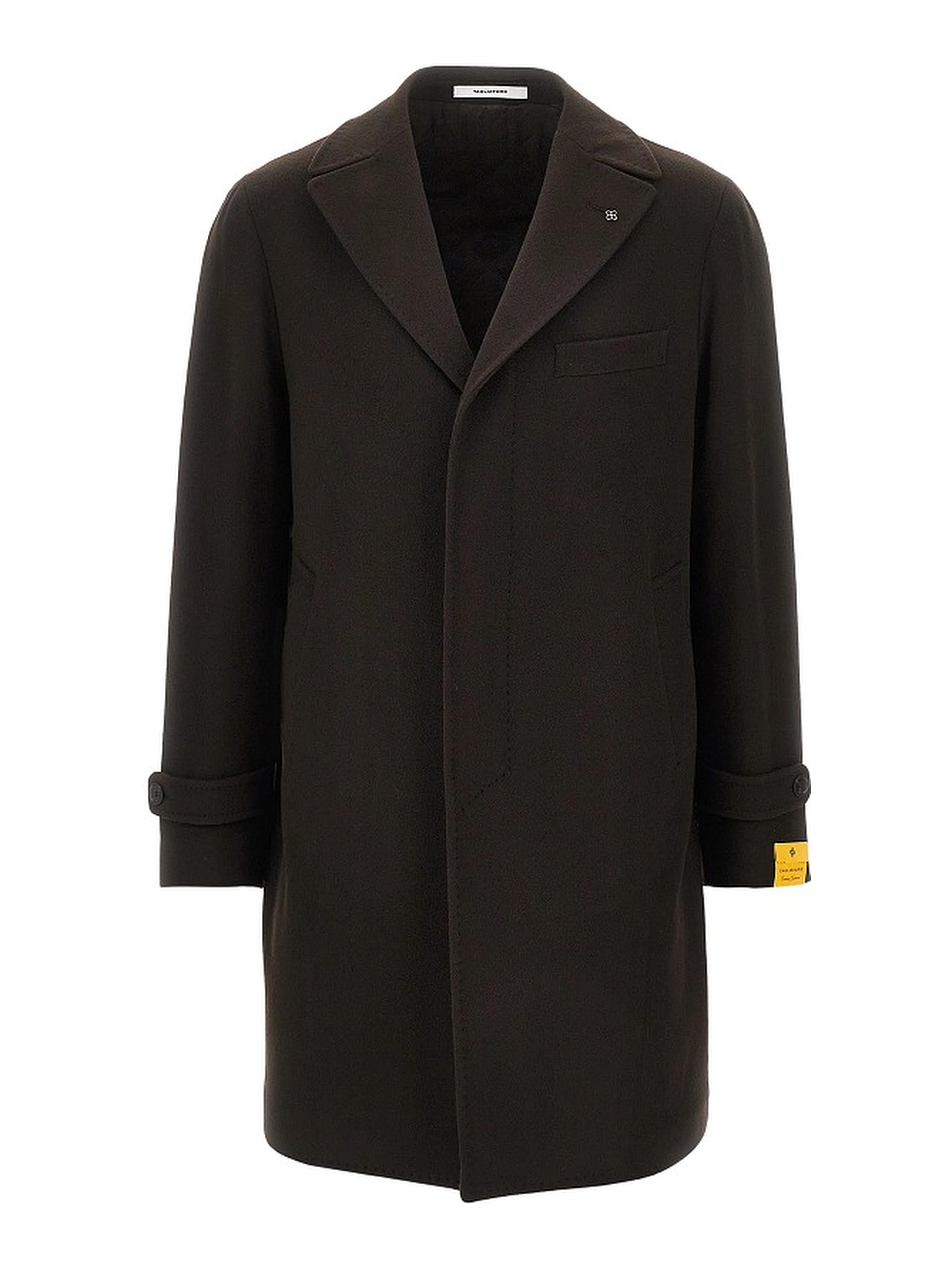 Cashmere and wool tailored coat