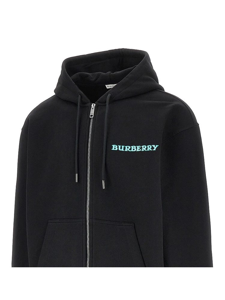 Heritage logo print full-zip hoodie alternative