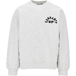 'Arch Script' cotton-blend sweatshirt