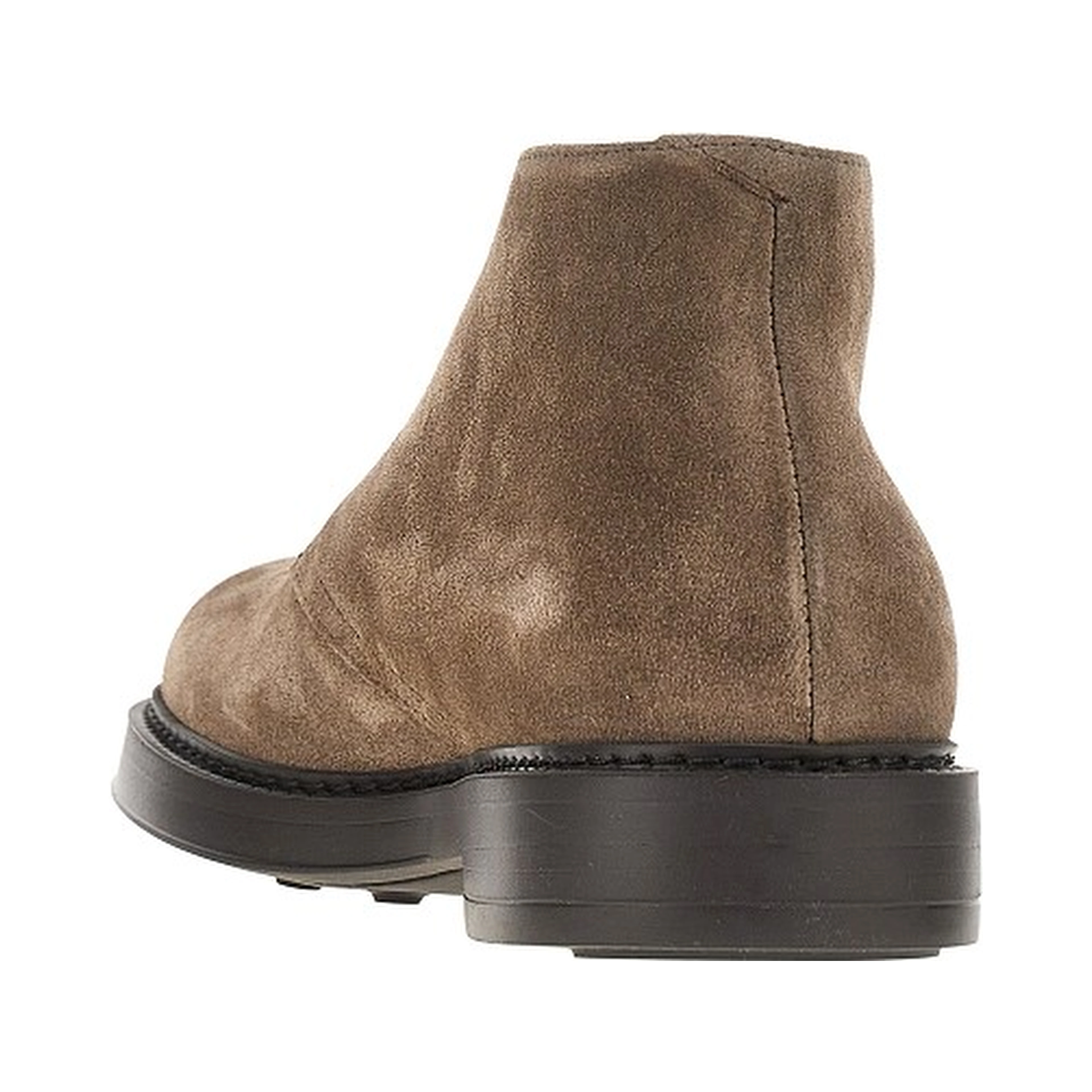 Suede leather laced shoes