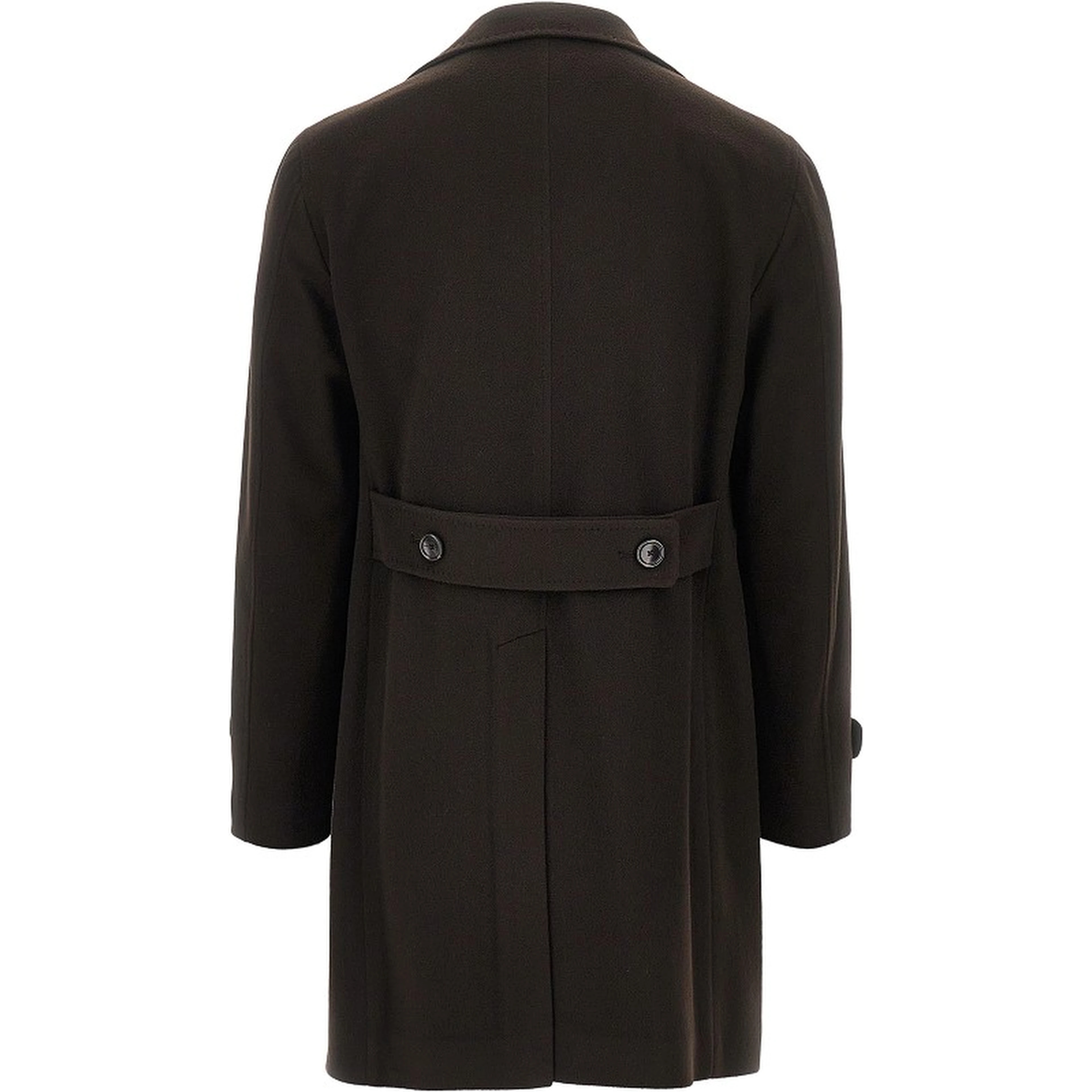 Cashmere and wool tailored coat
