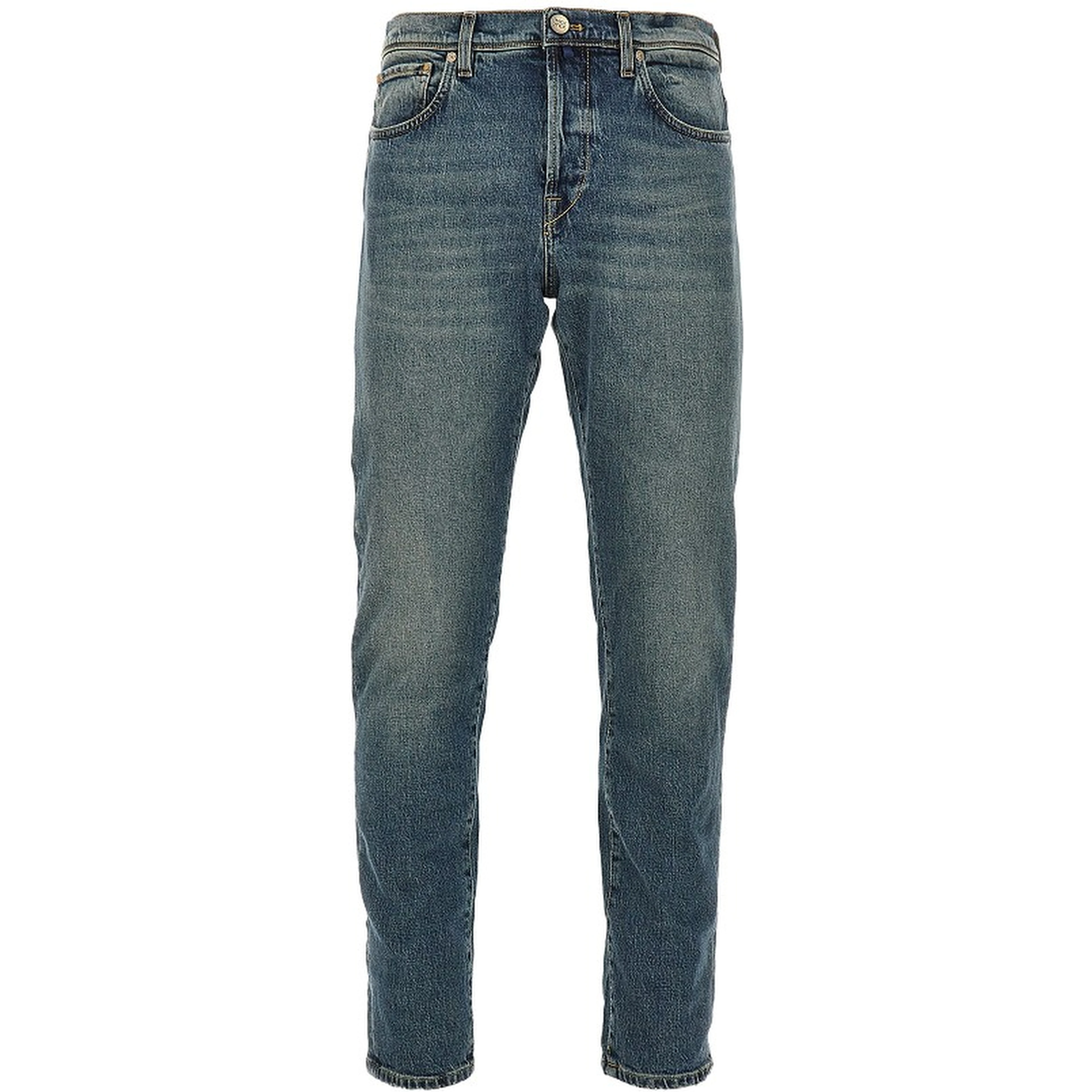 Denim tapered fit jeans