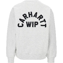 'Arch Script' cotton-blend sweatshirt