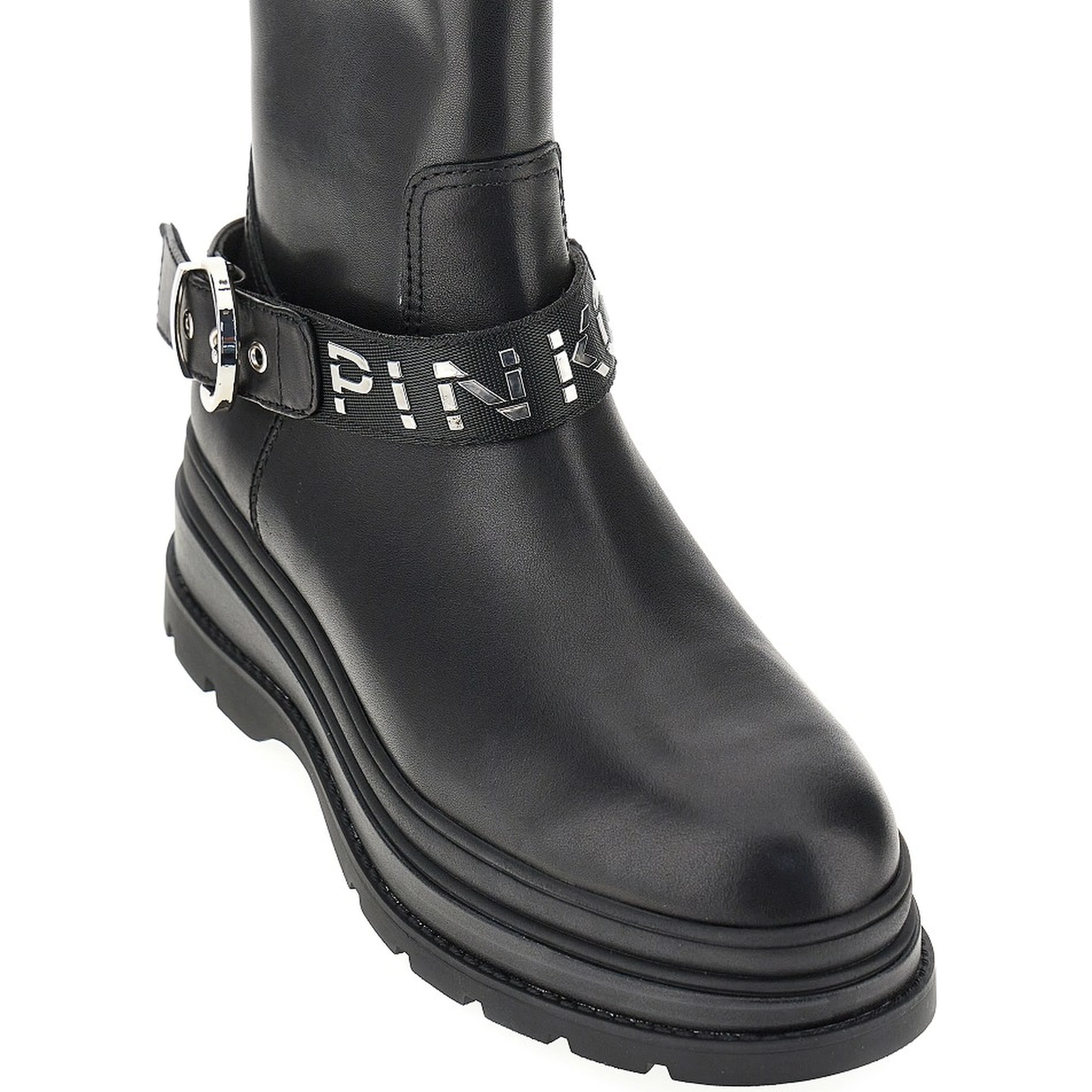 'Eva' leather boots