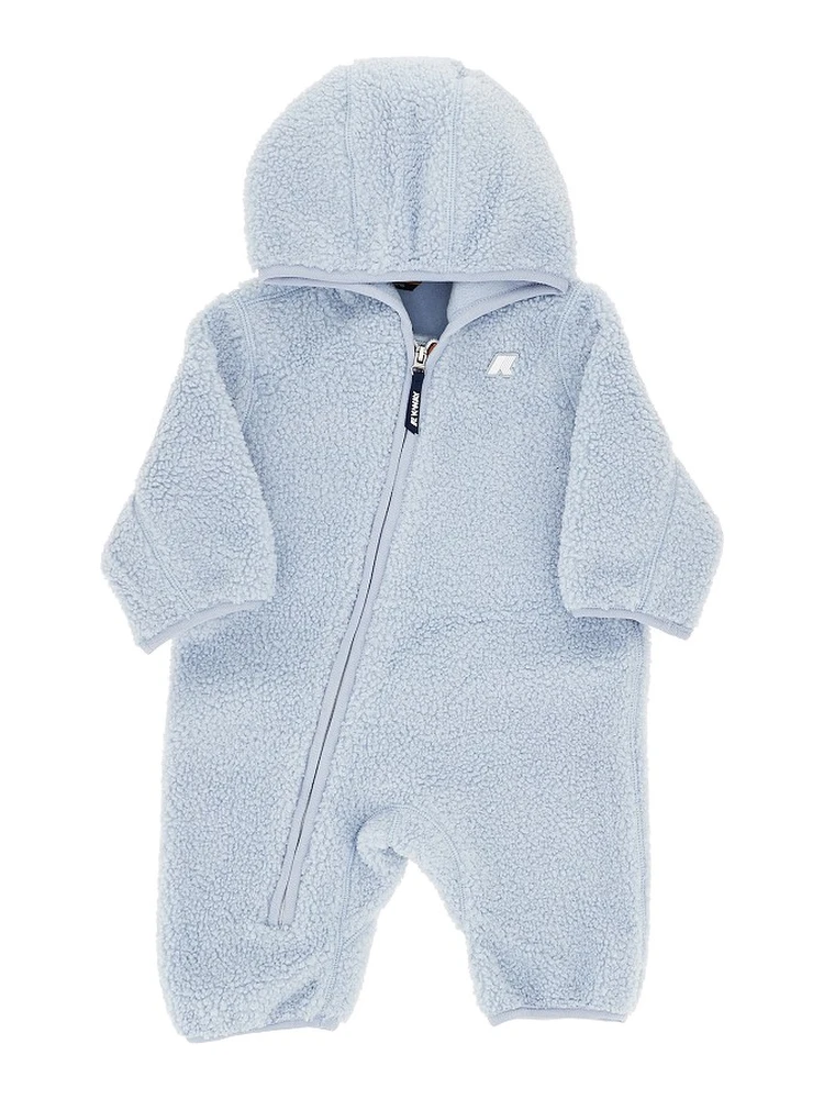 Teddy fabric 'Jannette Polar' romper suit