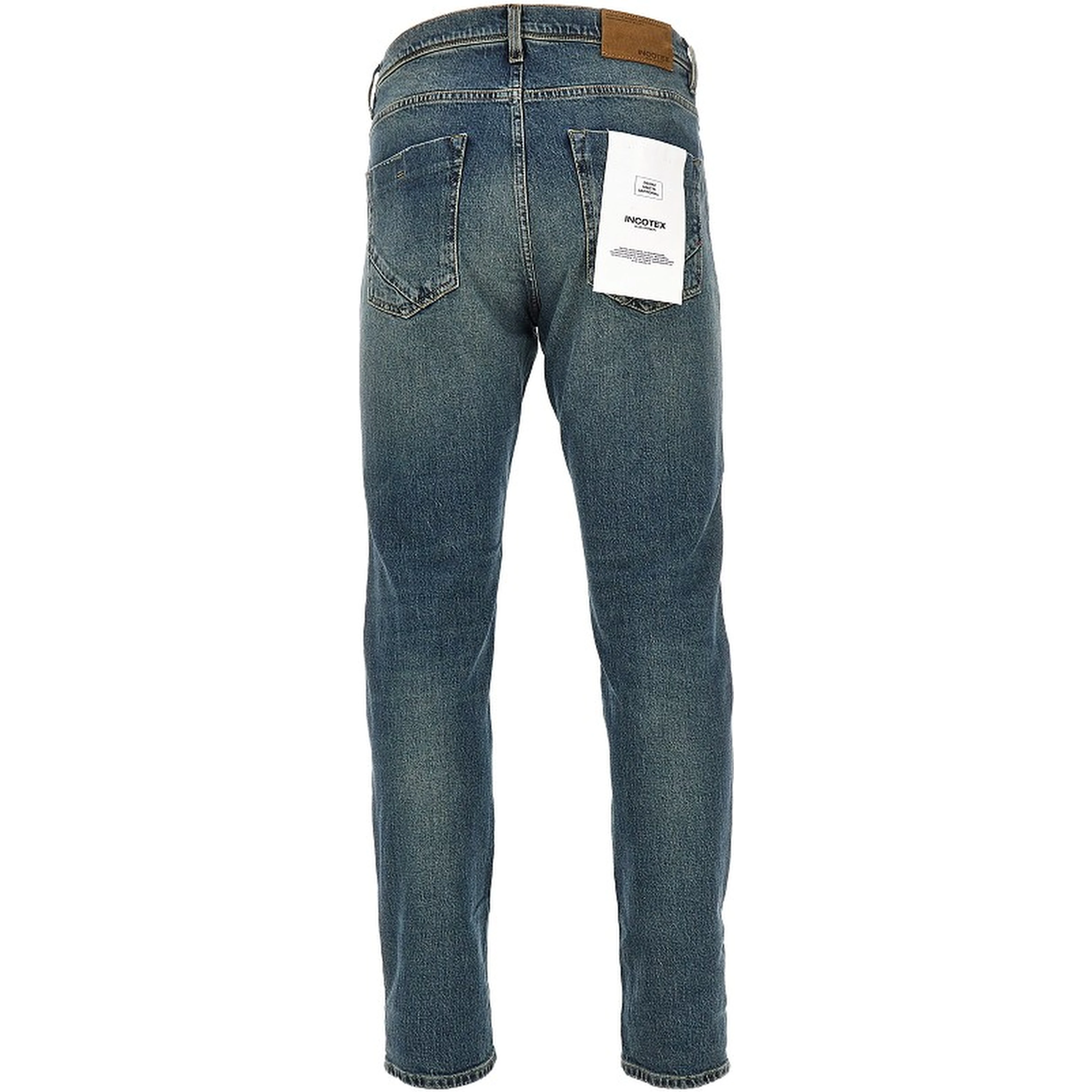 Denim tapered fit jeans