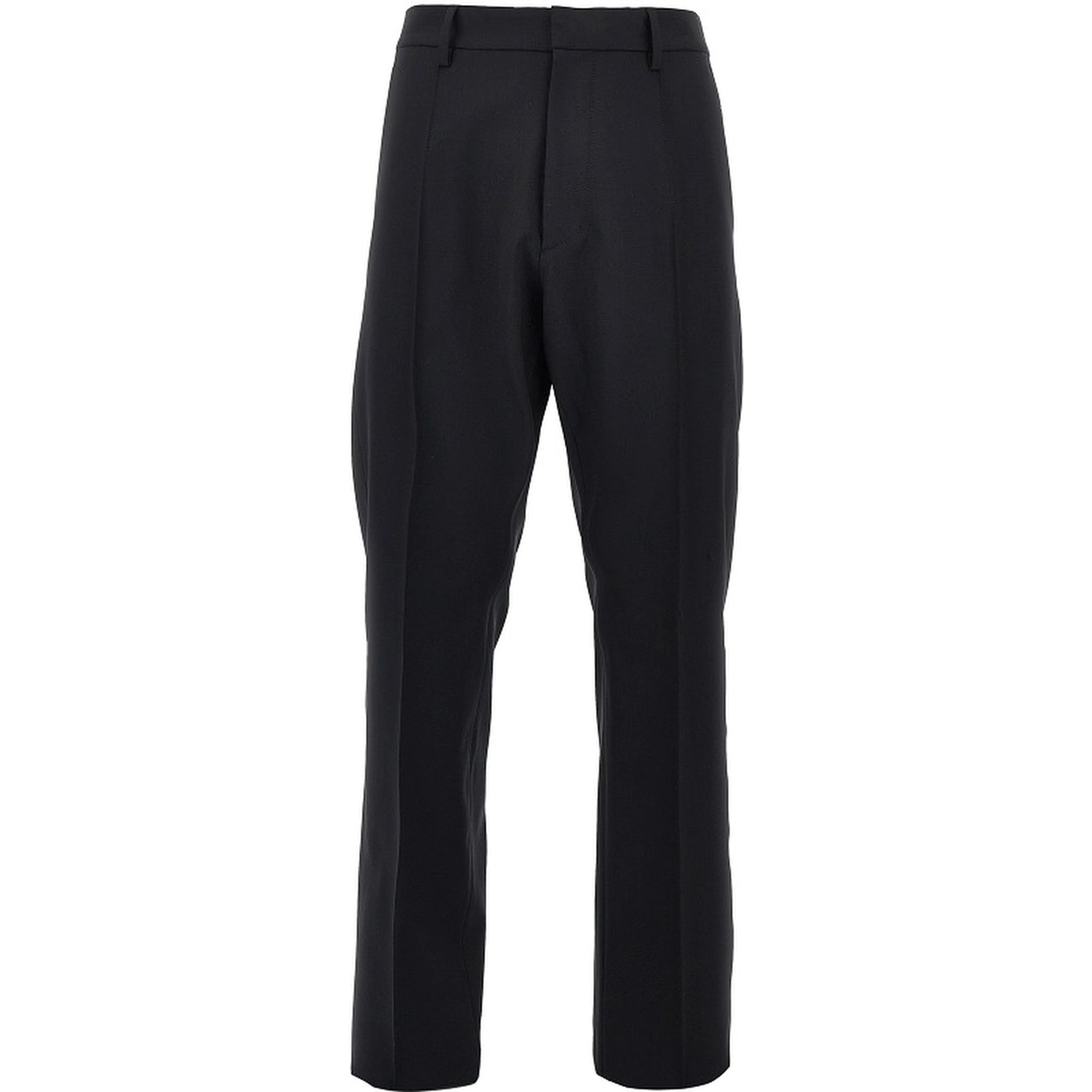 Stretch wool tailored pants