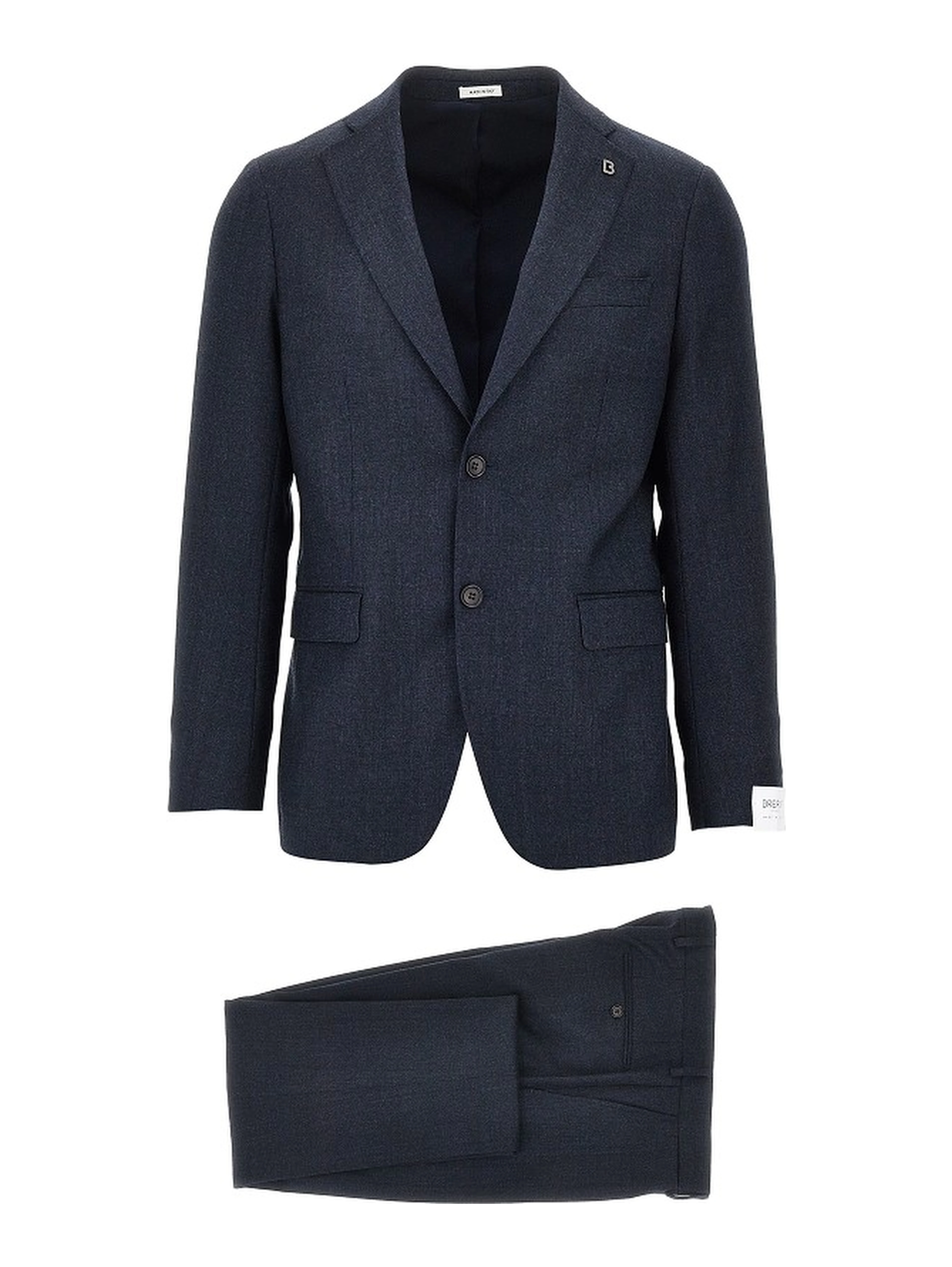 Single-breasted wool tailored suit