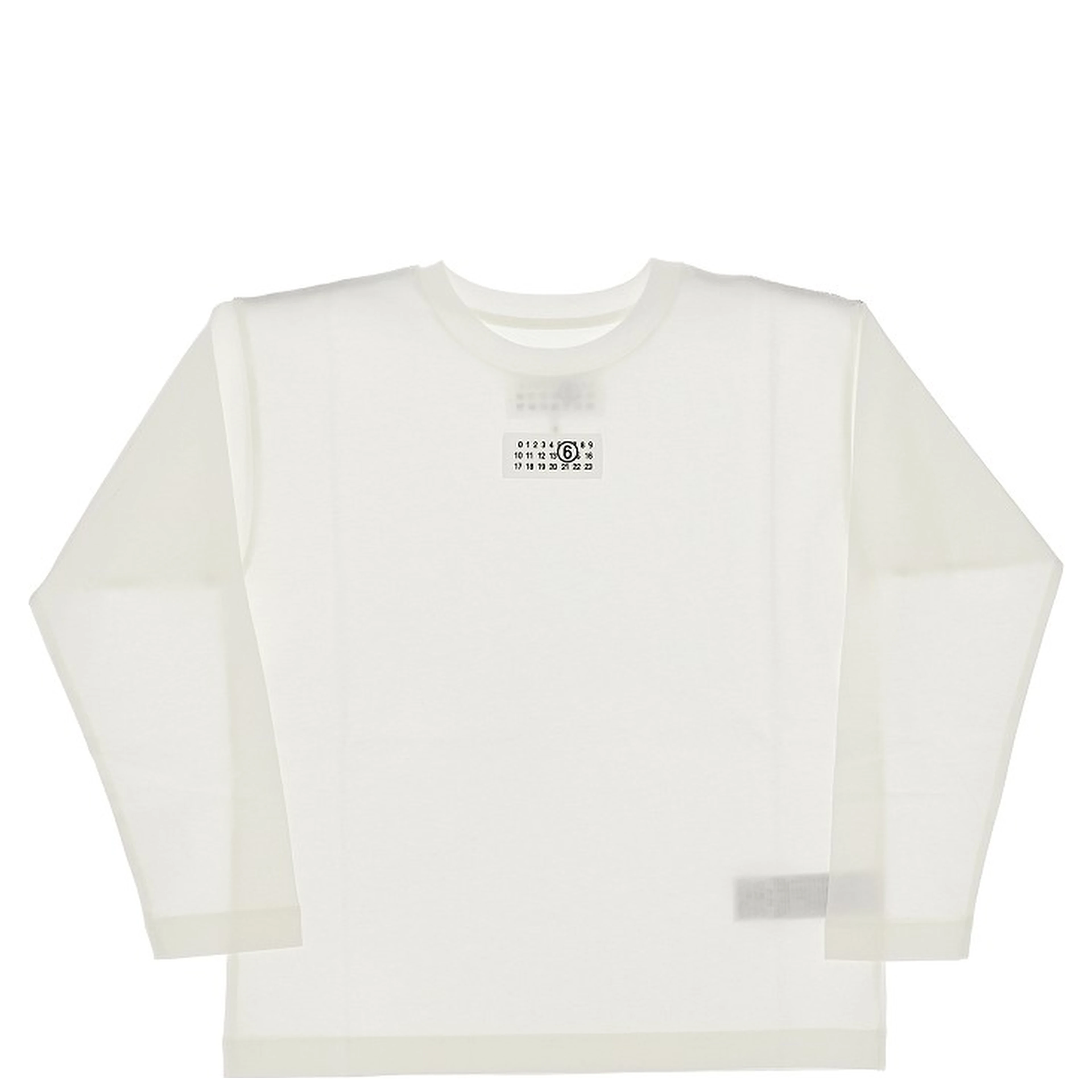 Long-sleeved T-shirt with logo label