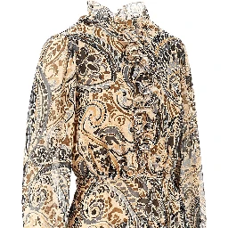 Short dress with floral Paisley print