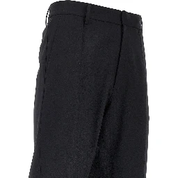 Stretch wool tailored pants