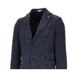 Single-breasted wool tailored suit