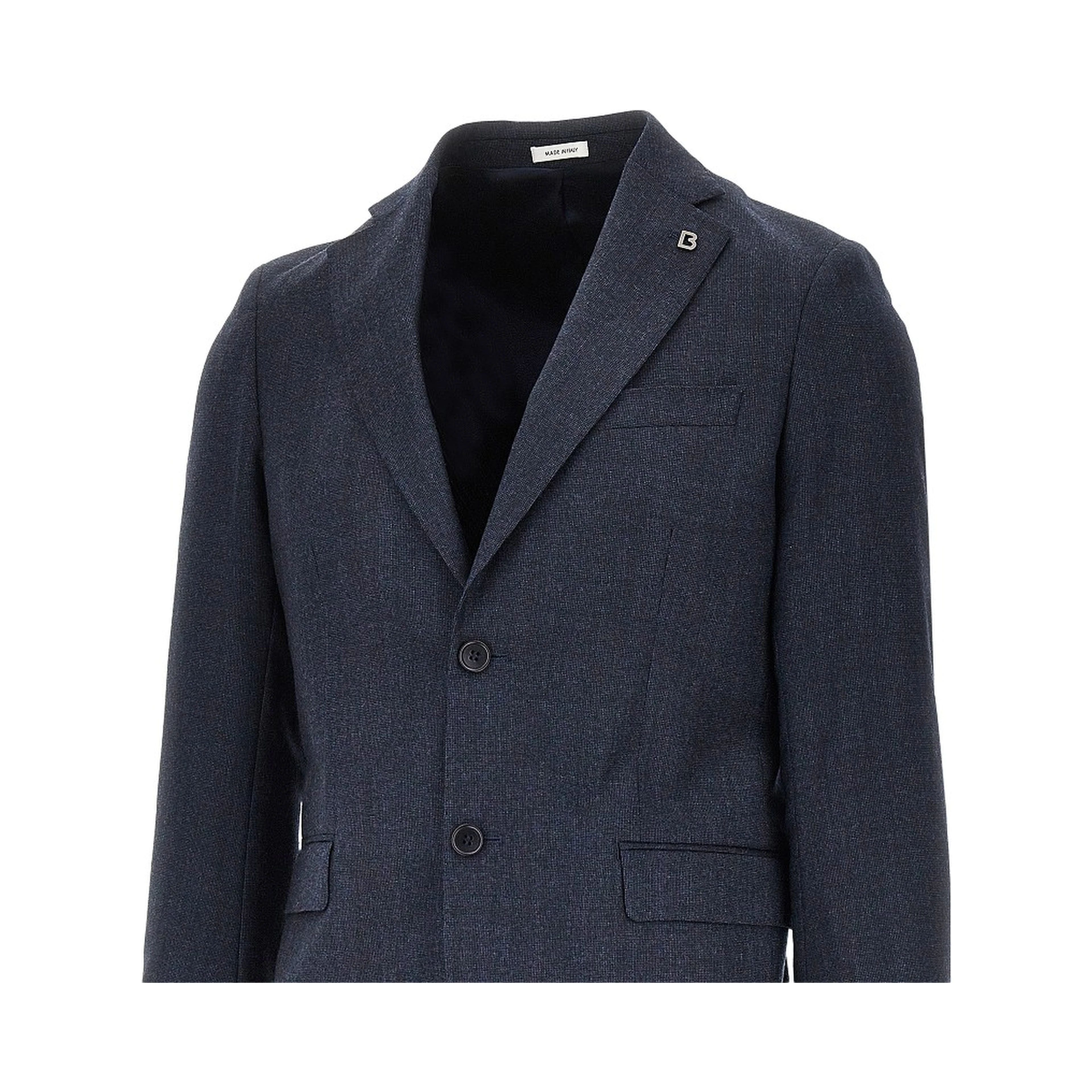 Single-breasted wool tailored suit
