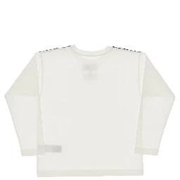 Long-sleeved T-shirt with logo label