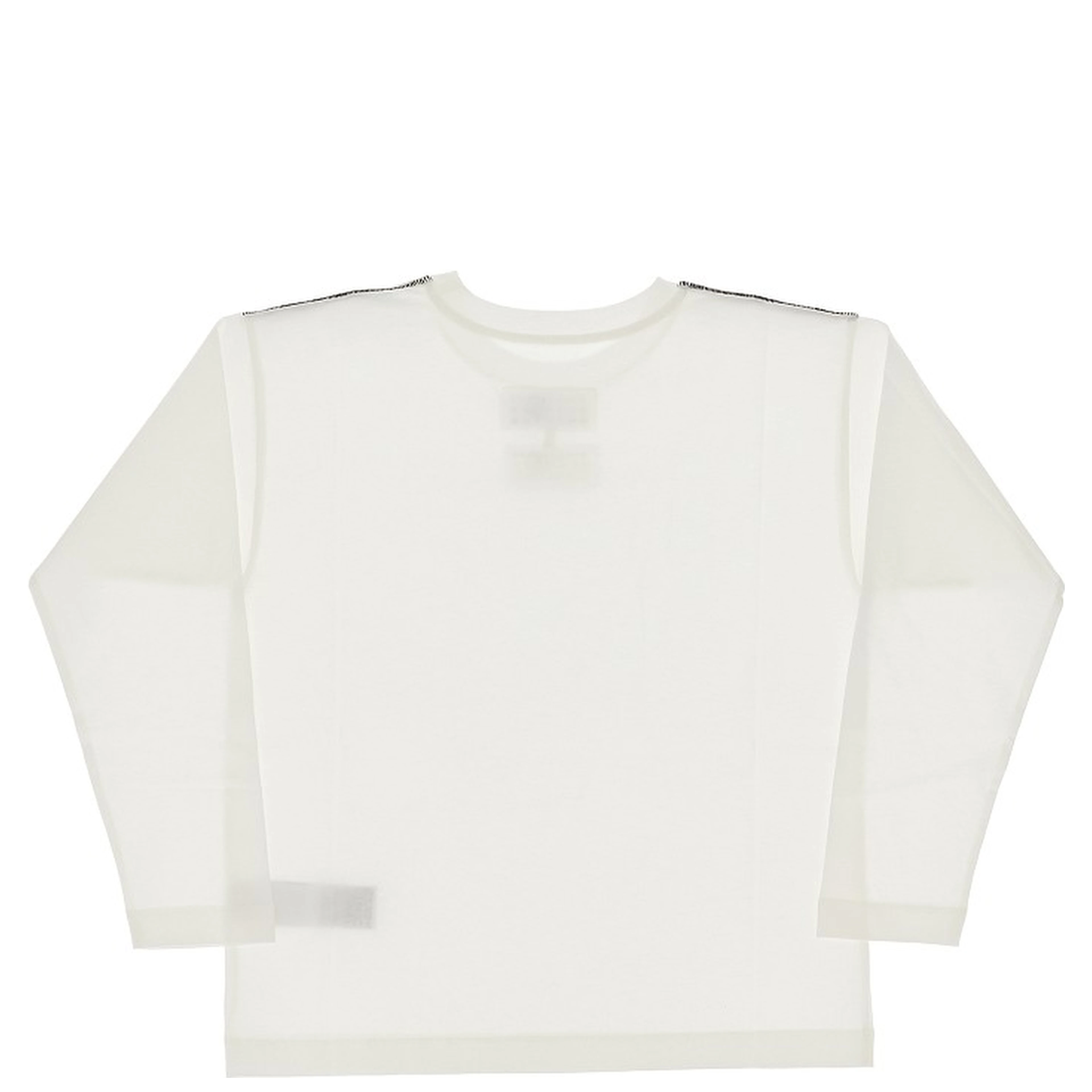 Long-sleeved T-shirt with logo label