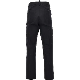 Stretch wool tailored pants