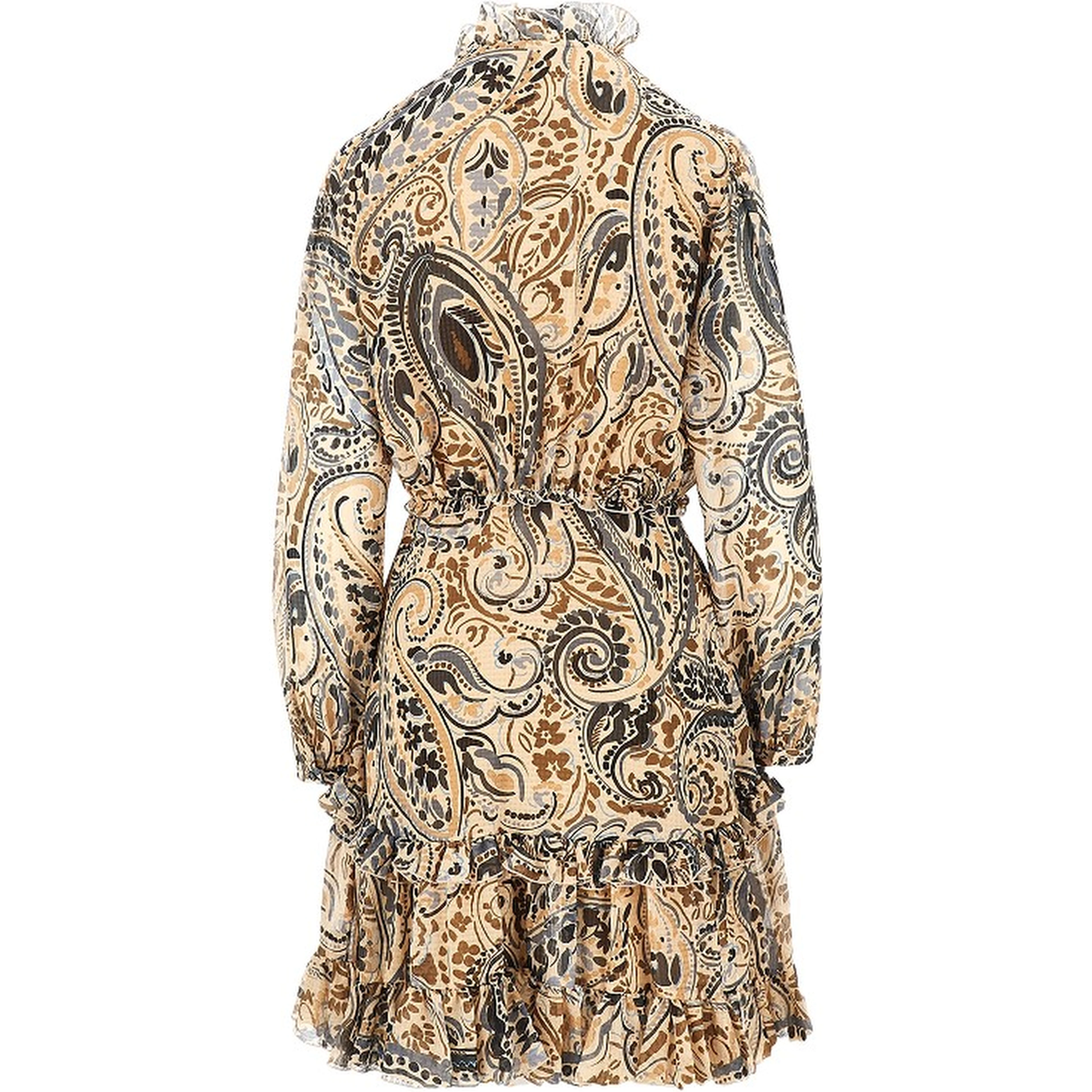 Short dress with floral Paisley print