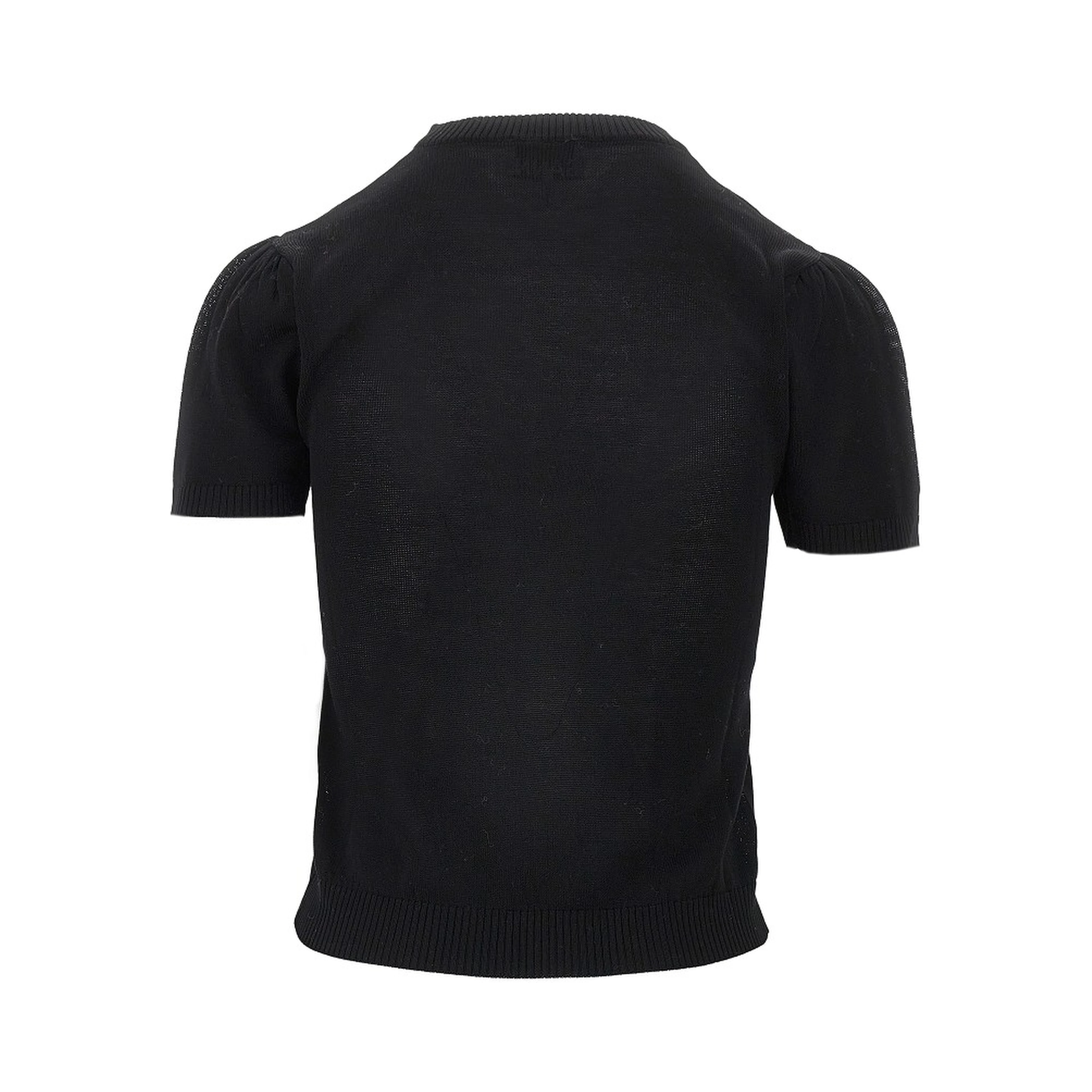 Knitted top with diamonds motif