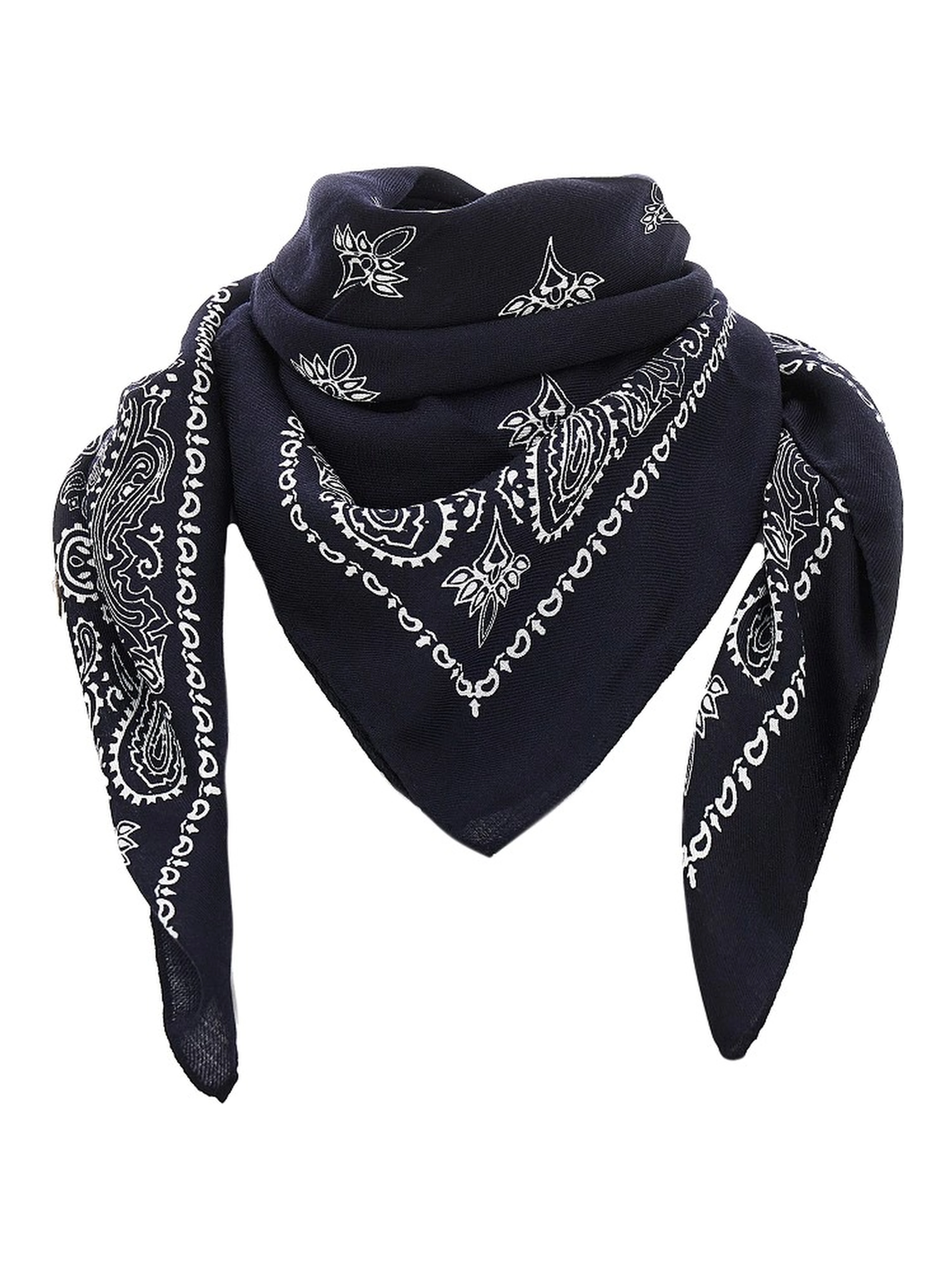 'Judy' wool squared scarf