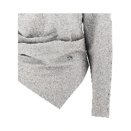 Draped stretch jersey T-shirt