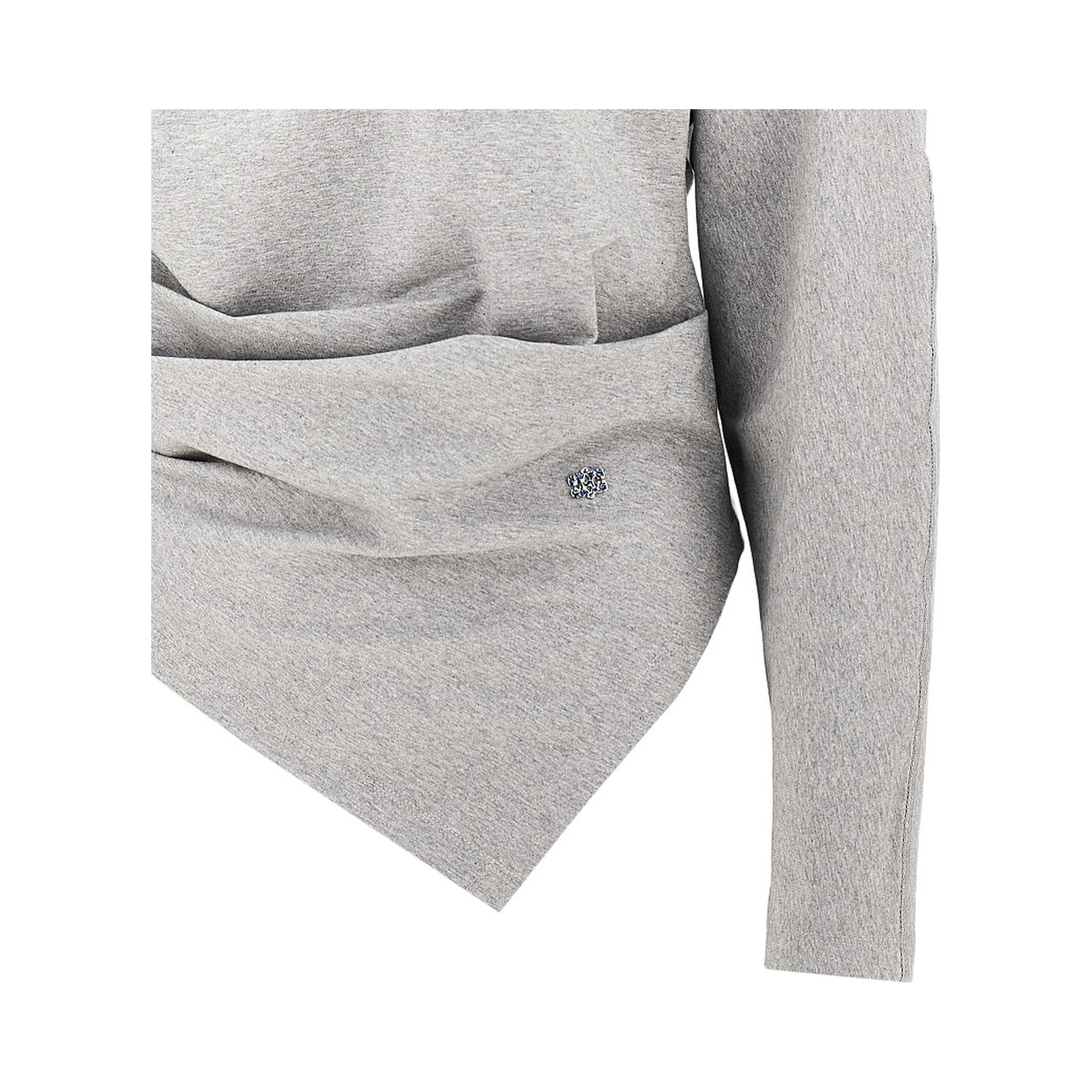 Draped stretch jersey T-shirt
