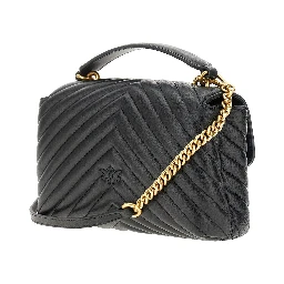 Chevron nappa leather mini Love Lady Puff bag