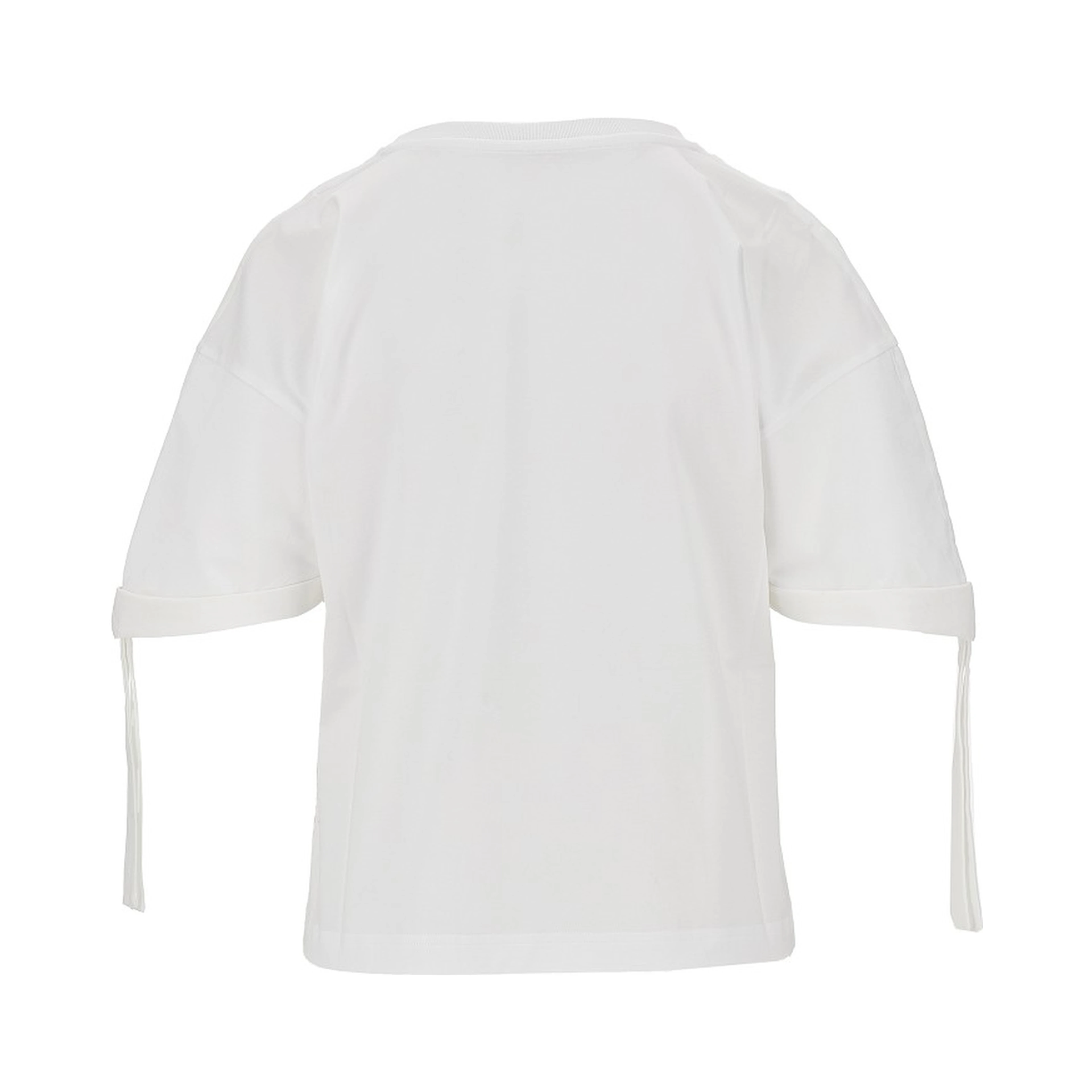 Jersey T-shirt with logo embroidery