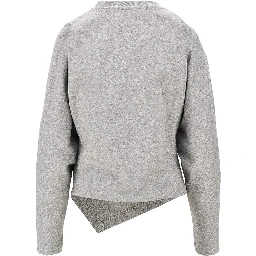 Draped stretch jersey T-shirt
