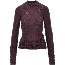 Silk and merino wool-blend sweater