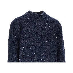 Wool and cashmere blend knitted sweater