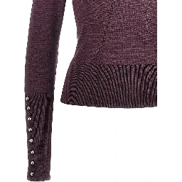 Silk and merino wool-blend sweater