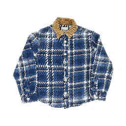 Cotton shirt with Check motif