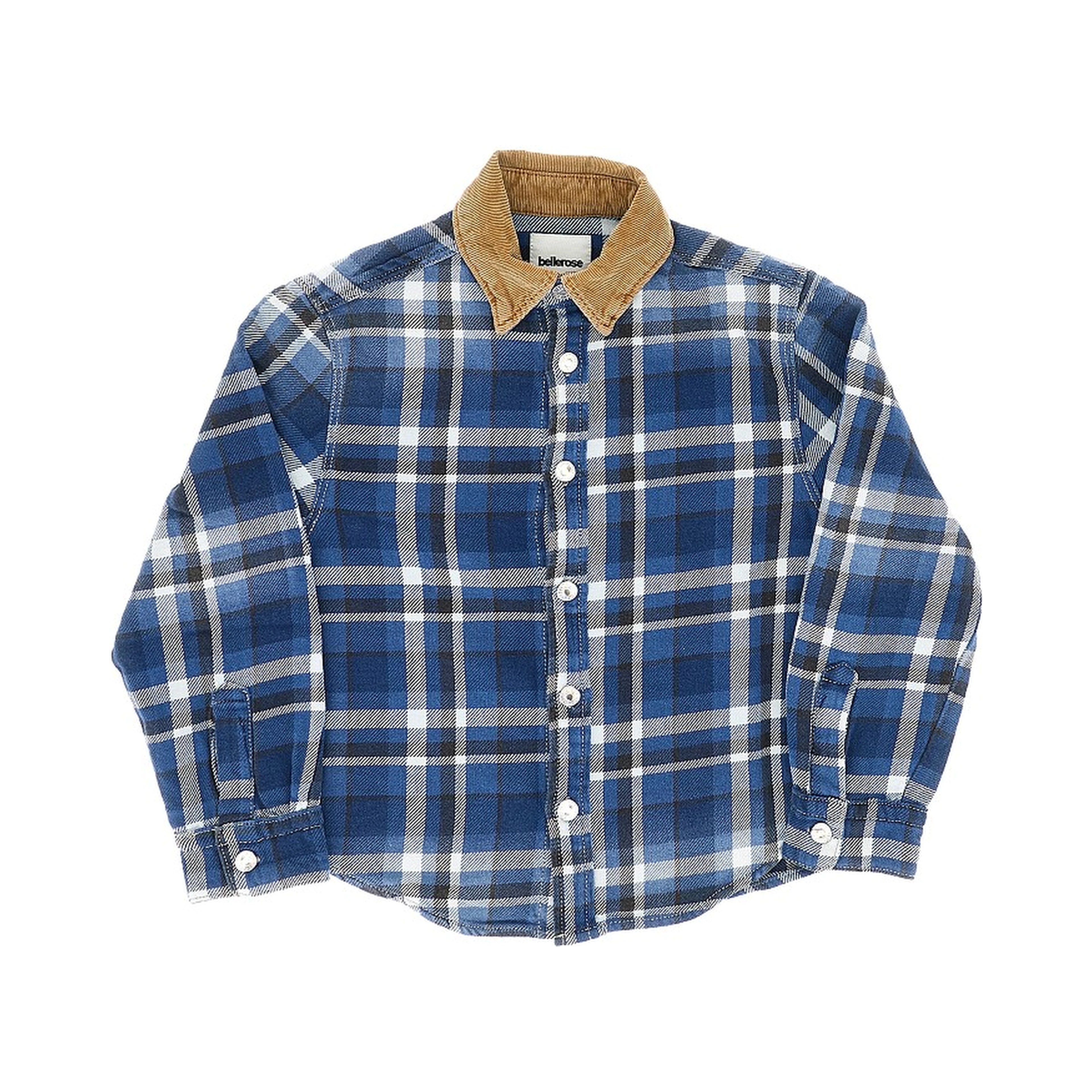 Cotton shirt with Check motif