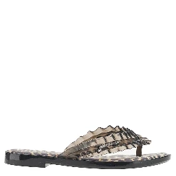 GANNI x Melissa rubber thong slides
