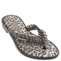 GANNI x Melissa rubber thong slides