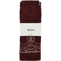 Wool scarf with Bandanda motif